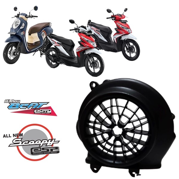 Cover Tutup Kipas Beat Fi 2016 2017 2018 2019 2020 Esp New Scoopy Vario Fi 110 - Tutup Kipas