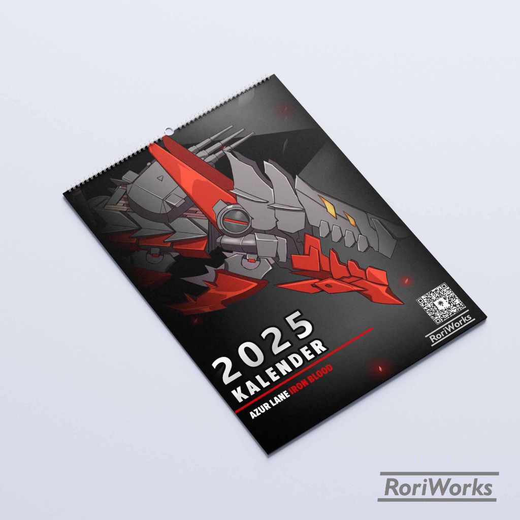 

Kalender Dinding 2025 - Azur Lane | Iron Blood