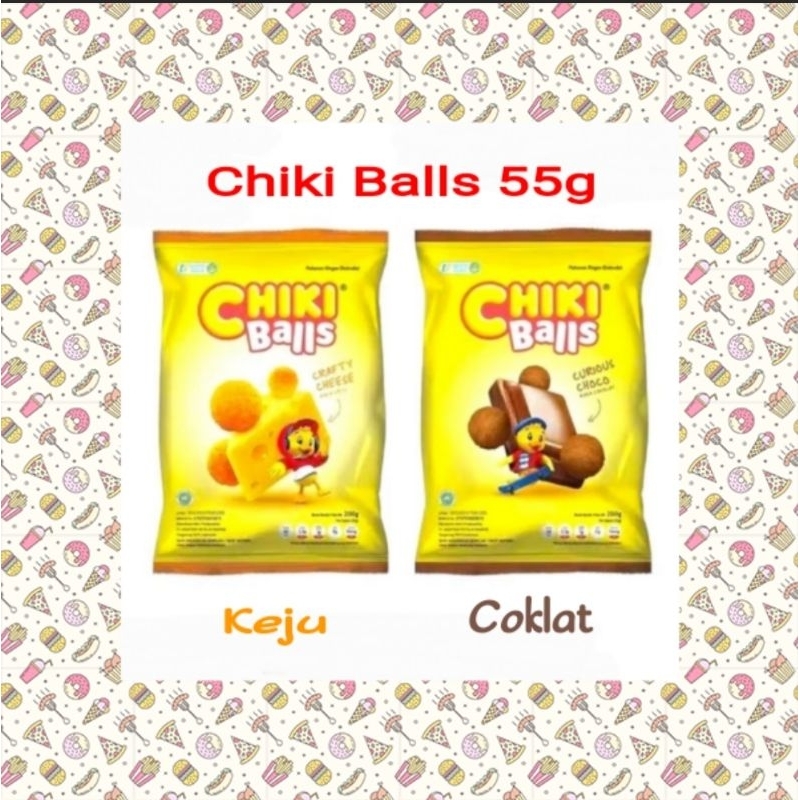 

Chiki Balls 55g Rasa Keju - Coklat