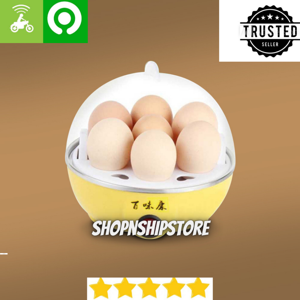 Alat Rebus Telur Portable Otomatis | Electric Egg Cooker Boiler Alat Rebus Telur