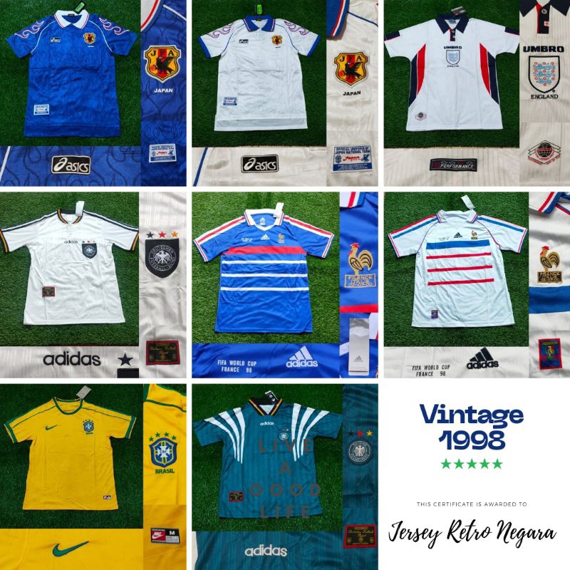 Katalog Jersey Retro Negara Grade Ori