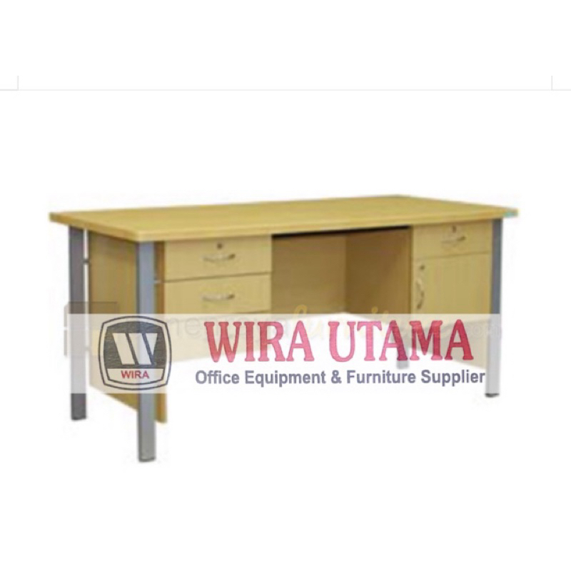 Meja Kaki Besi Orbitrend / Meja Orbitrend OST1080 / Meja 1 Biro Kaki Besi Orbitrend / Meja 1 Biro Or