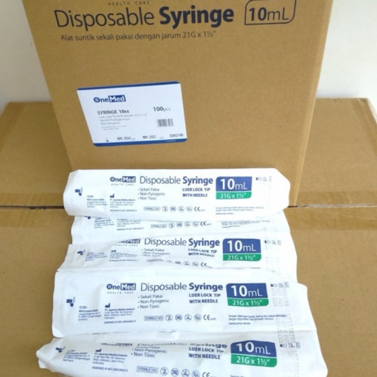 Diskon sd 7  Spuit 1cc Onemed  Spuit 1ml Onemed per box isi 1 pcs