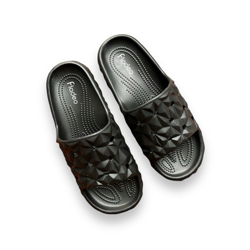 Sandal Slop Fladeo Pria Sandal slip On Sandal Slide Karet Fashion Cowok