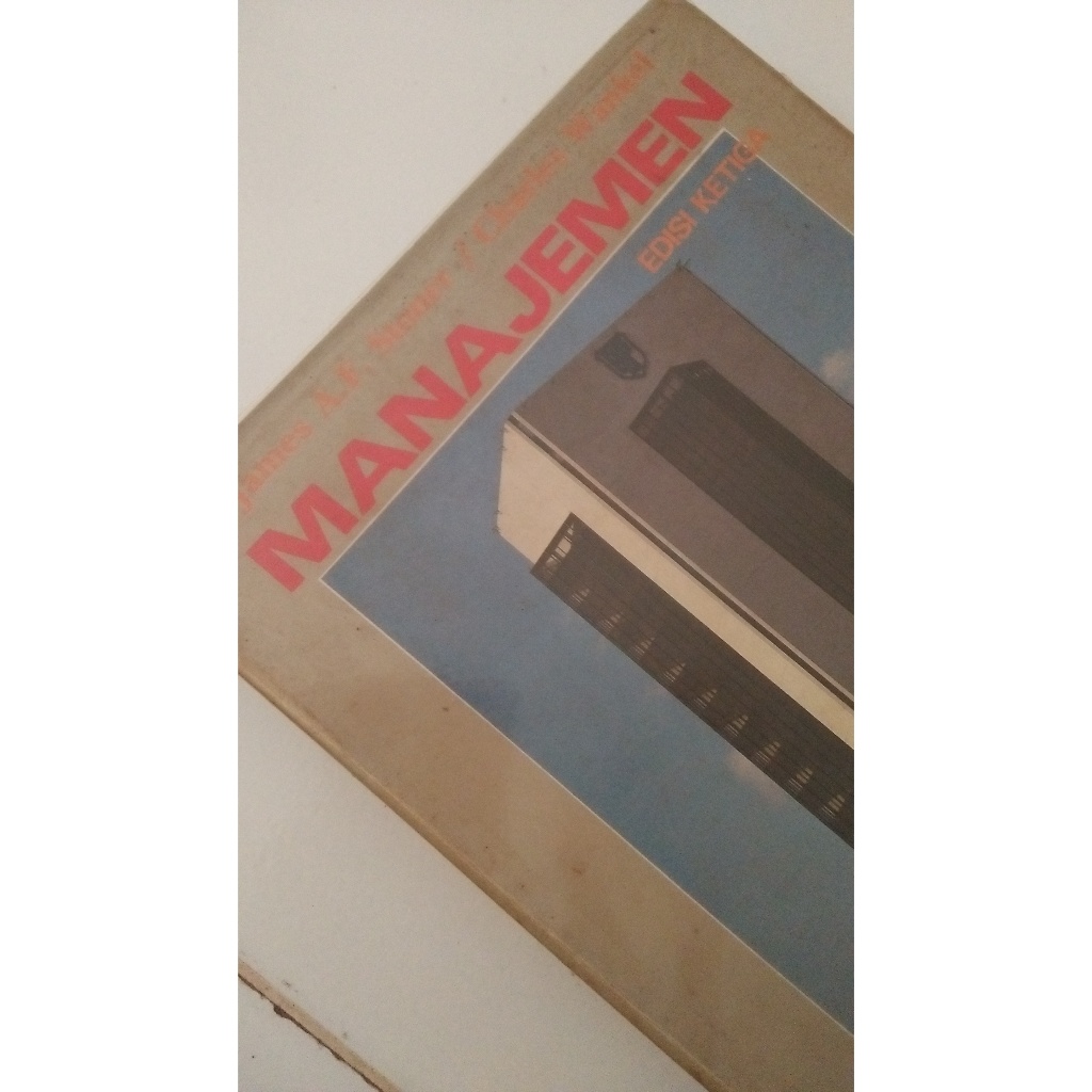 Buku Manajemen Edisi Ketiga Jilid 1 by James A.F. Stoner (Buku Langka)