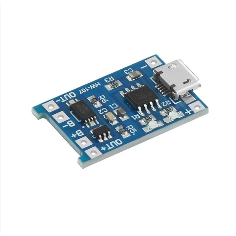 Modul Charger TP4056+Proteksi Konektor Micro USB
