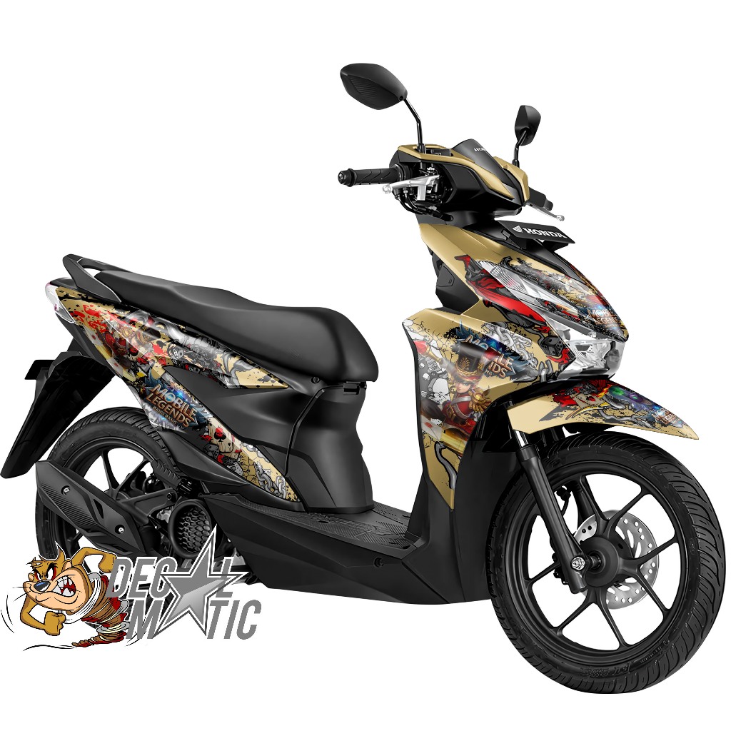 Decal Beat Baru 2024 Full Body Stiker full body motor Beat Street NEW 2024 - Mobile Legends