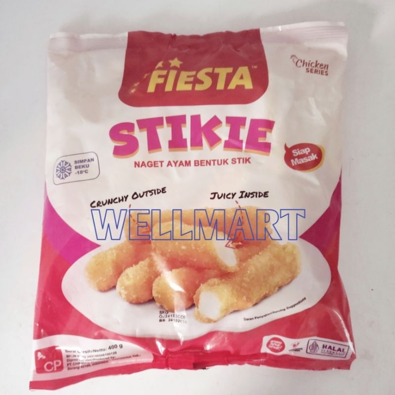 

Fiesta Stikie 400gr Naget Ayam Bentuk Stik Chicken Nugget