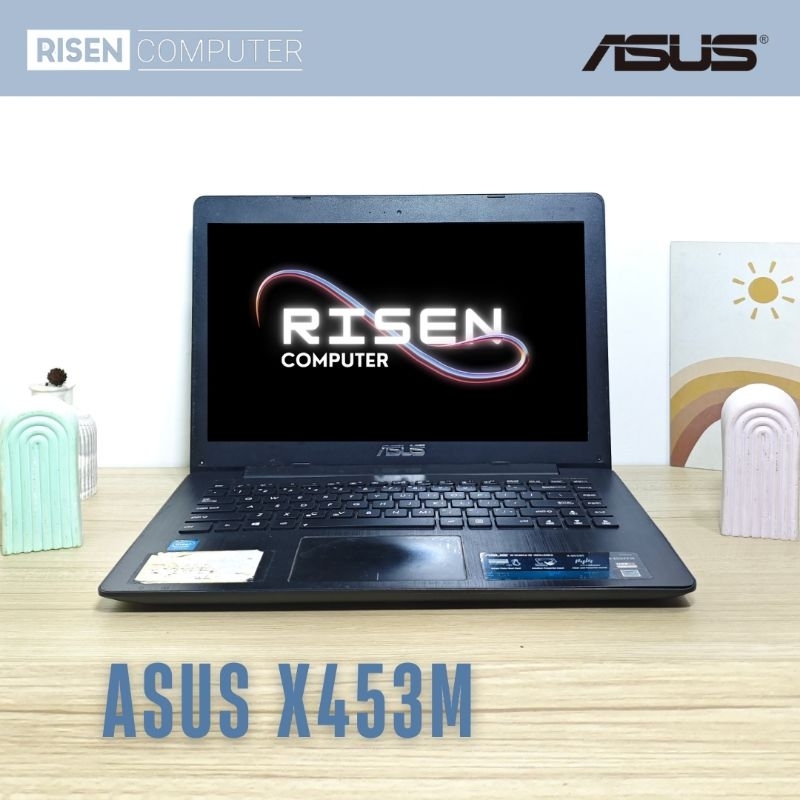 Second LAPTOP ASUS X453M Intel Celeron N2840 RAM 8GB SSD 128GB Notebook 14inch Seken Bekas