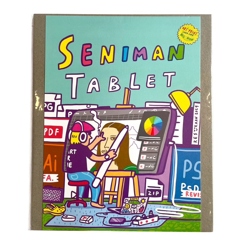 ART PRINT POSTER A3 / A6 SENIMAN TABLET
