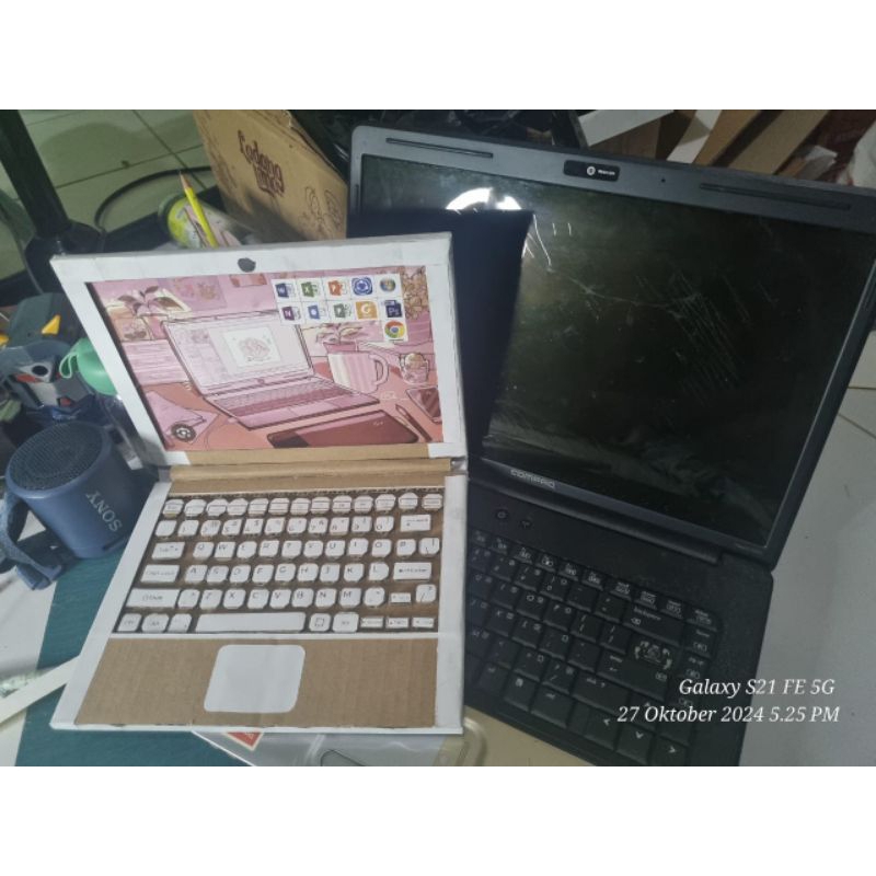 

Laptopsiunyil kardus kreasi Sekolah