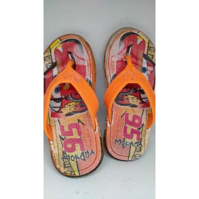 sandal anak cars mokaya preloved