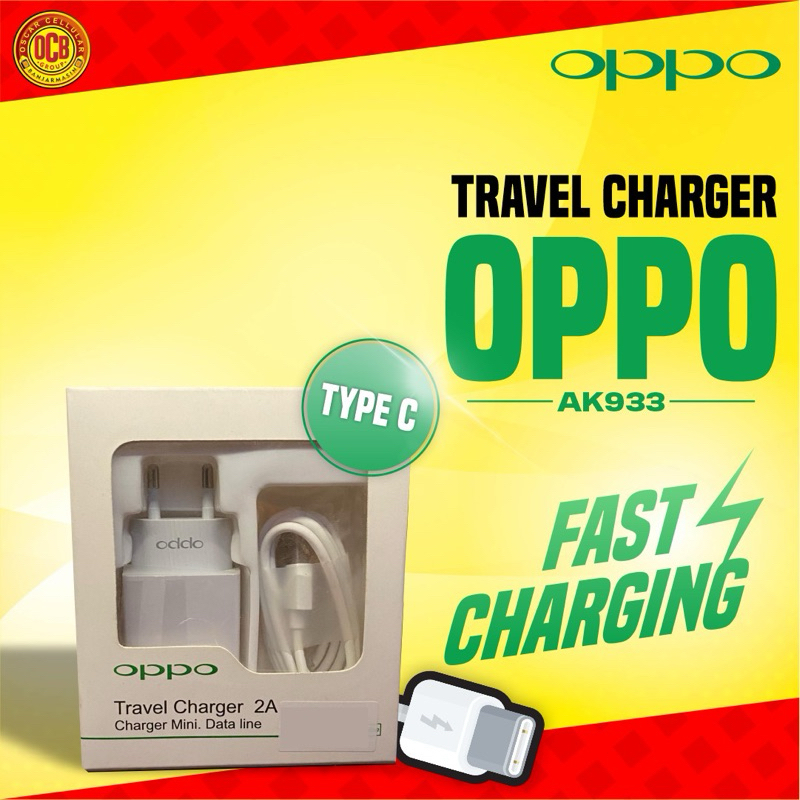 Travel Charger OPPO AK933 Original Type-C