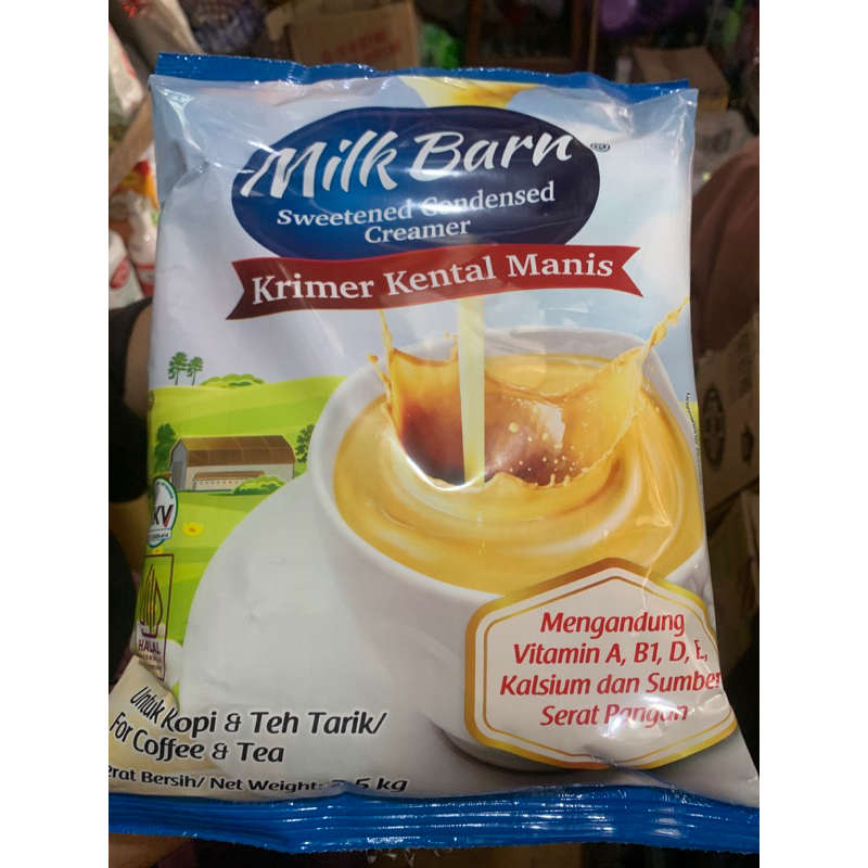 

susu krimer kental manis Milk Barn 1kg,2,5kg