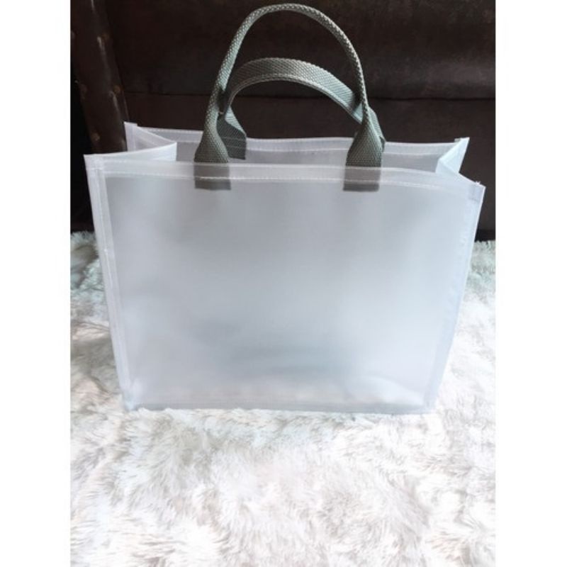 

Tas Mika 25x20x10 Transparan Souvenir Tas Ulang Tahun Hampers Ultah Goody bag
