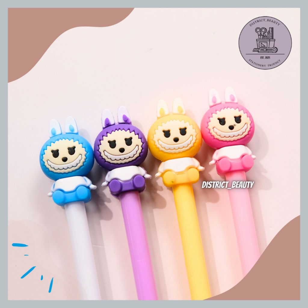 

PULPEN LABUBU PEN GEL LABUBU KEPALA PULPEN KARAKTER LABUBU LUCU TERMURAH