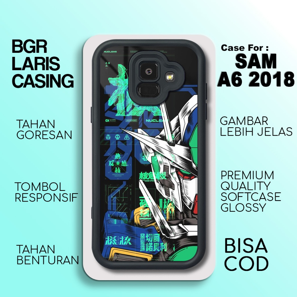 Casing Samsung A6 2018 Terbaru Gundam Hardcase Softcase Glosy Termurah Case Samsung A6 2018 Terlaris
