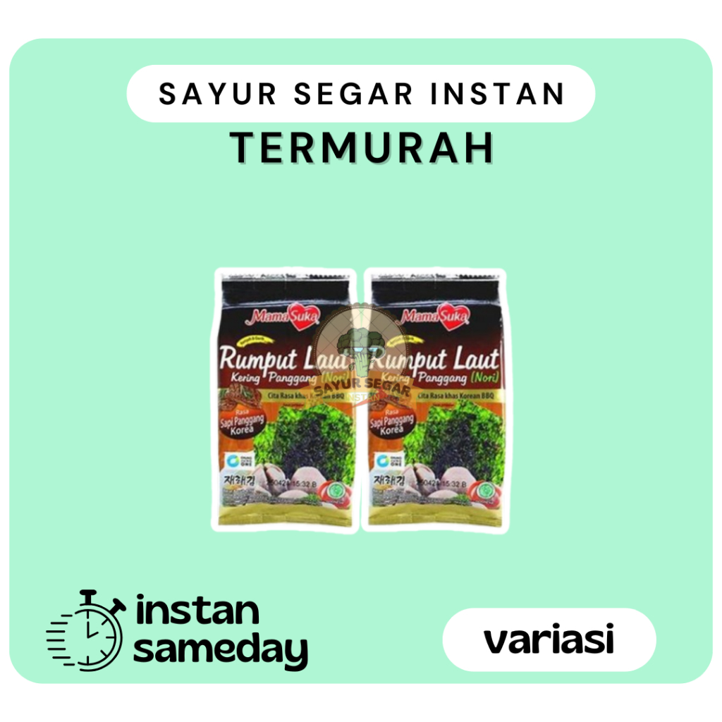 

Rumput Laut - MamaSuka - Original - Sayur Segar Instan