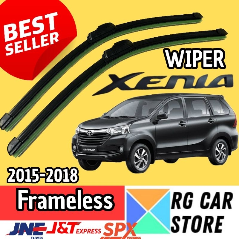 Wiper Kaca Mobil Daihatsu Xenia 2015-2018 Model Frameless Merek TMC Original
