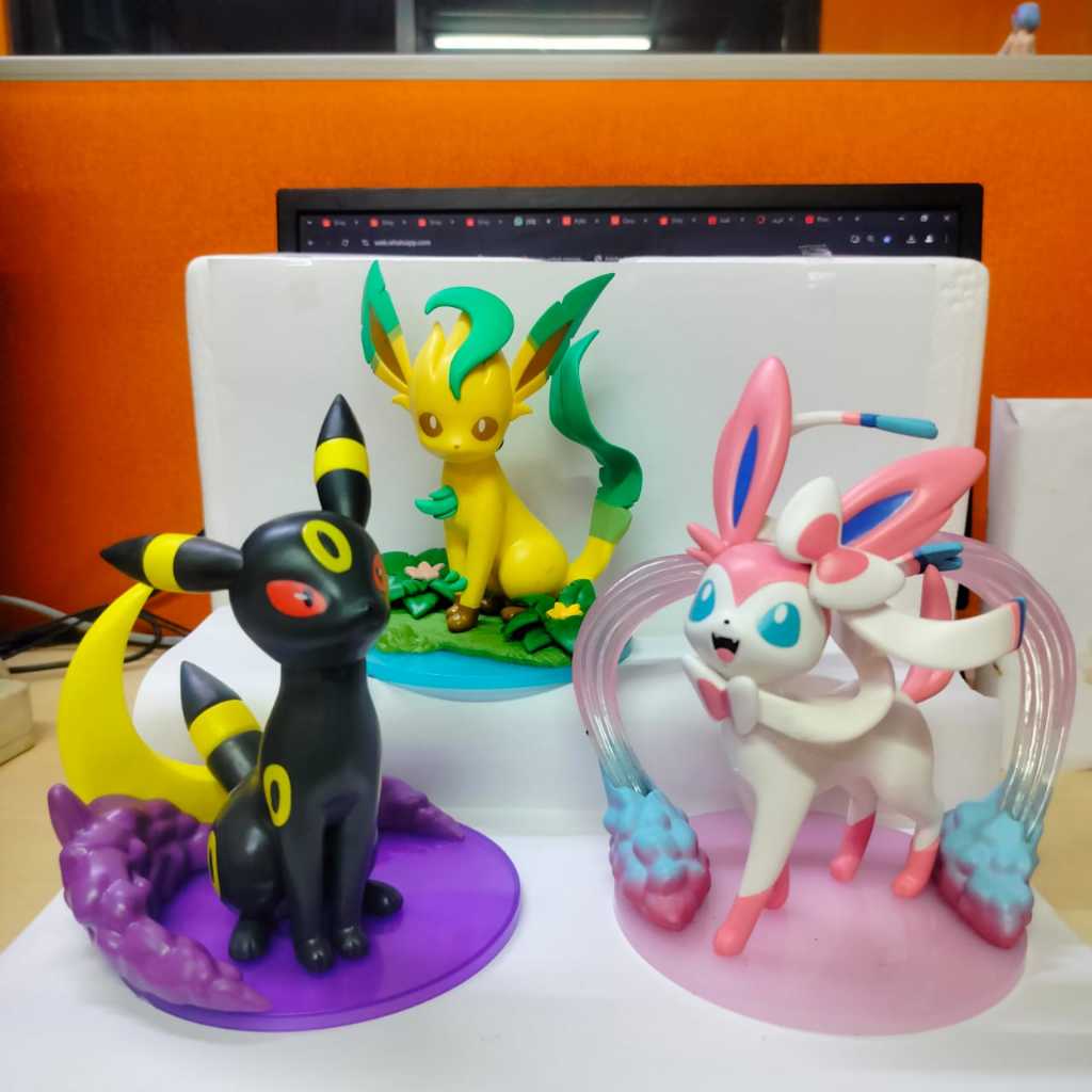 Jual pokemon FUNISM Anime Figure Sylveon Leafeon Umbreon (17cm) - Sylveon