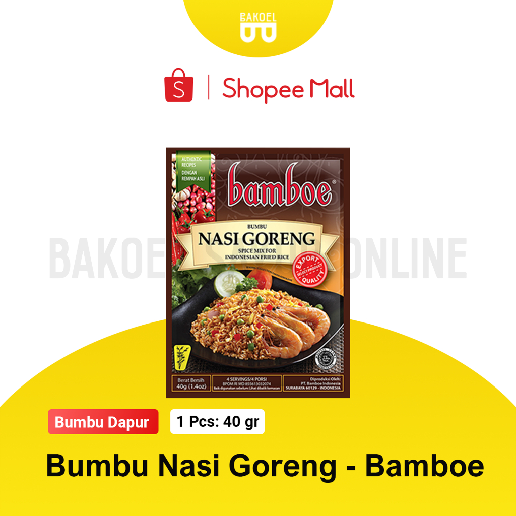 

Bamboe - Nasi Goreng / Bumbu Instant - Bakoel Sayur Online