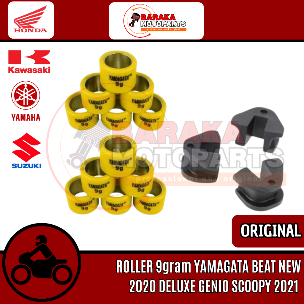 Roller Racing Yamagata 9gram Honda Beat New 2020 Deluxe Genio Scoopy 2021 1 Set Original