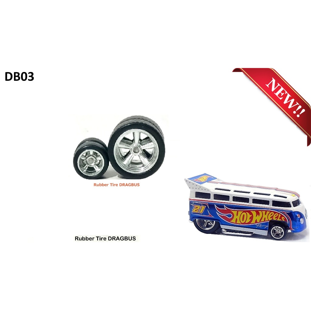 BAN KARET HW DRAGBUS HOTWHEELS VARIAN PRODUK