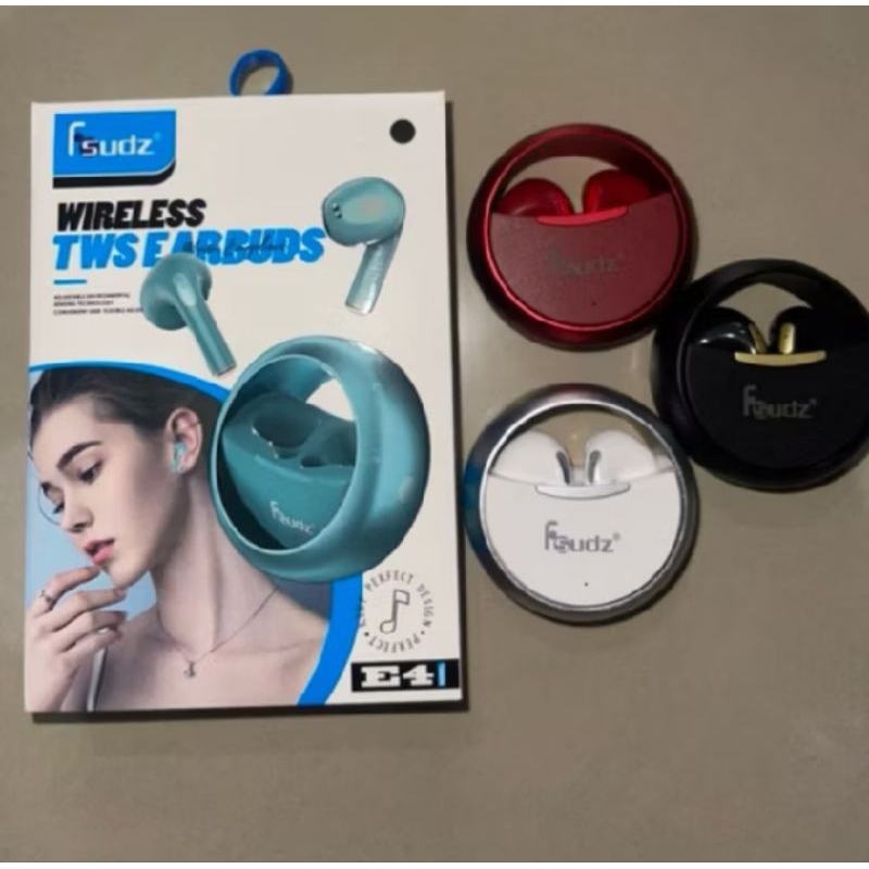 FSUDZ E4 Earphone Handsfree Bluetooth Super Bass Kualitas Bagus