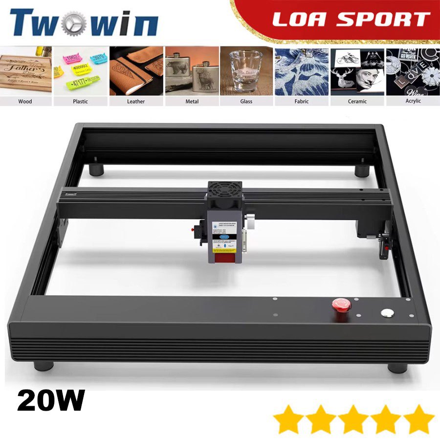 Mesin Ukir Laser CNC 2-Axis 20W DIY Laser Engraving Machine 4040