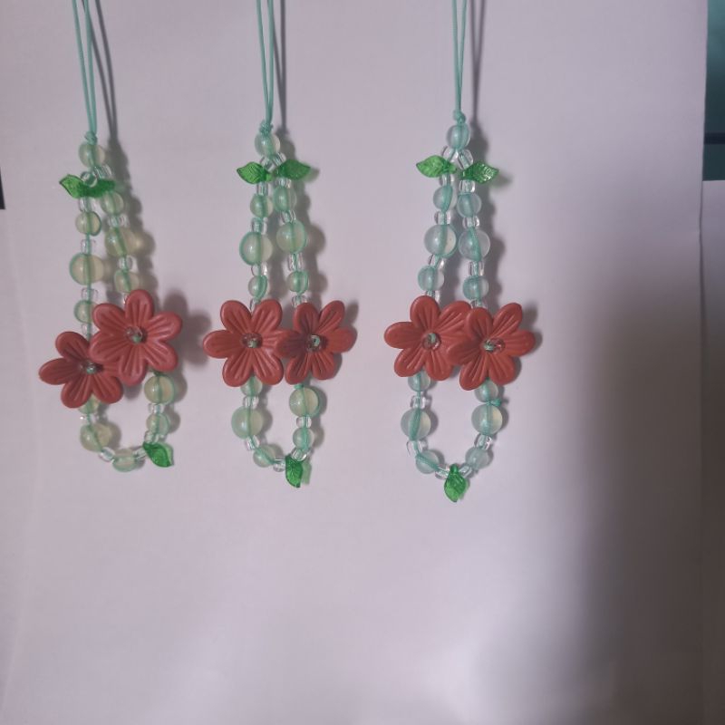 gantungan kunci korea | flower garden | phone charm | bag charm