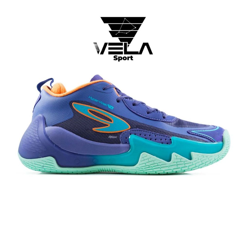 910 NINETEN SEPATU BASKET NAKAMI FLOW UNGU/BIRU-MD/JINGGA