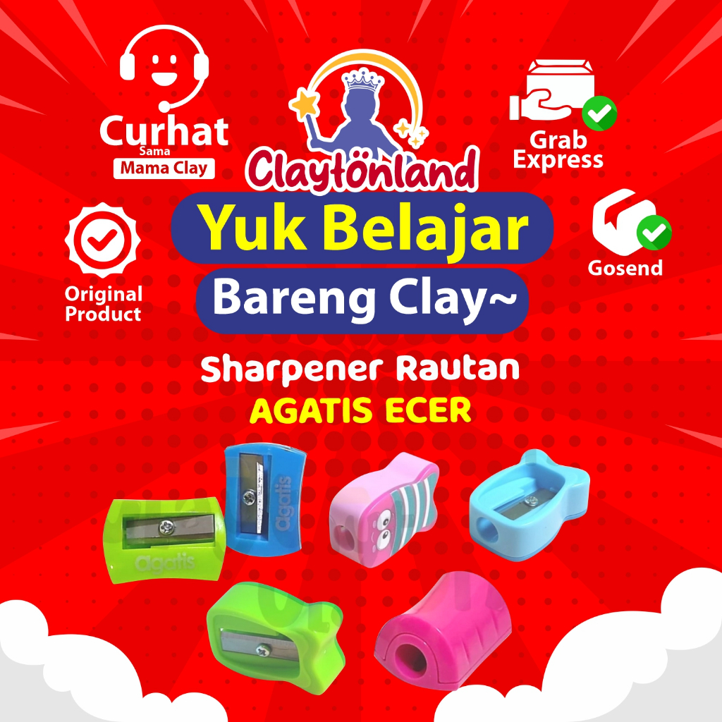 

Sharpener Rautan Serutan Orotan Pencil Pensil AGATIS FO-1 FO-2 ECER 1PCS