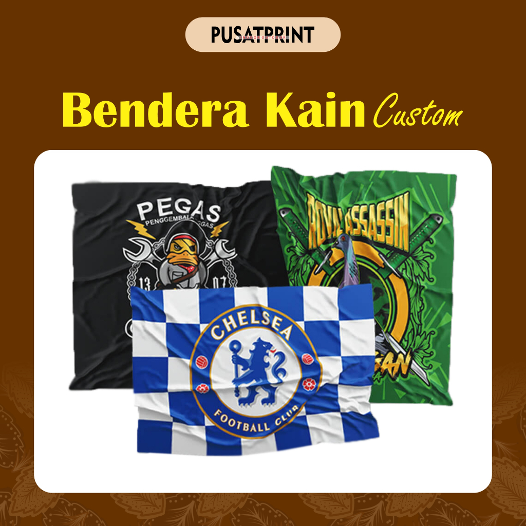 Bendera Kain | Spanduk Kain | Umbul Umbul Kain | bendera custom