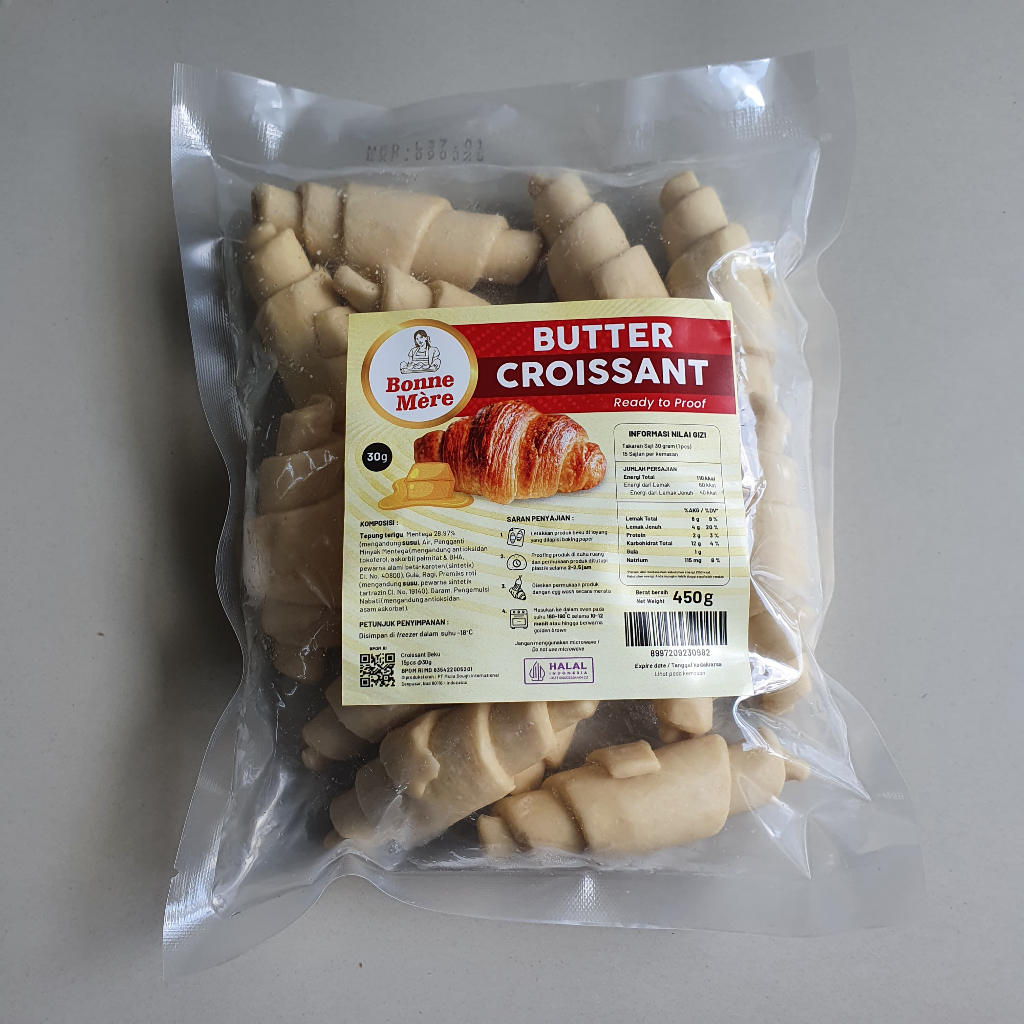 

Bonne Mere Croissant Dough Isi 15 pcs