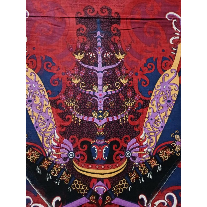 Kain Batik etnik dayak khas motif kalteng bahan katun
