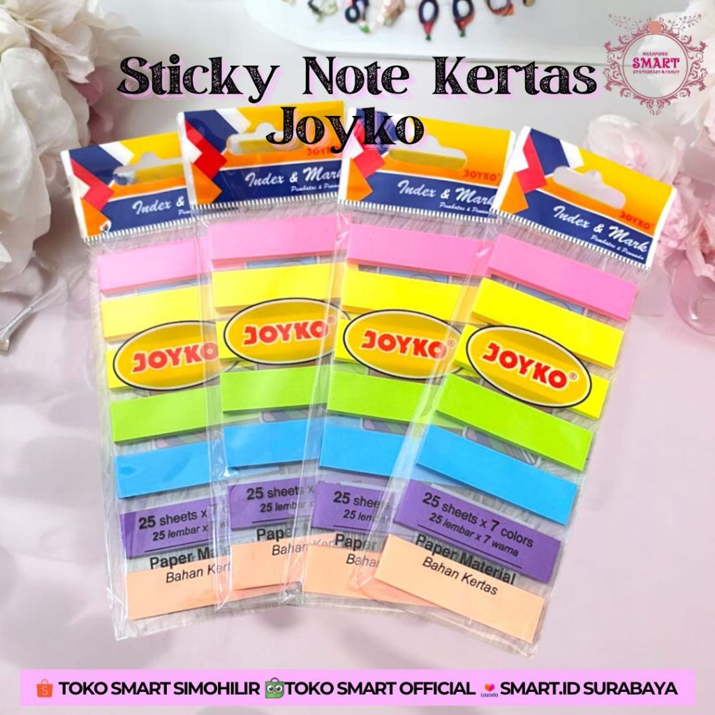 

STICKY NOTE 7 WARNA KERTAS JOYKO