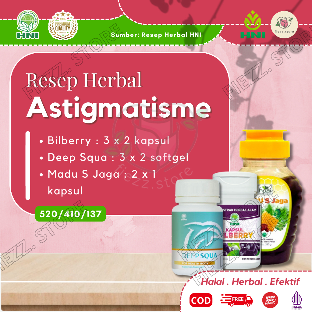 Resep Herbal HNI HPAI ASTIGMATISME➖Obat Ampuh Menyembuhkan Penyakit Astigmatisme