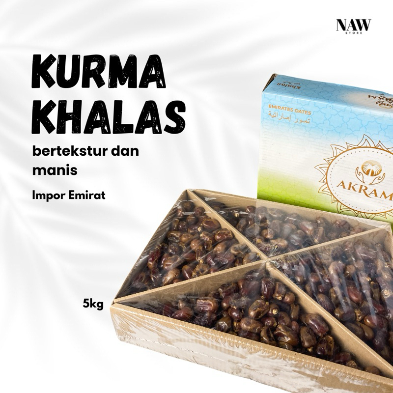 

Kurma Khalas 0,5/1/5kg