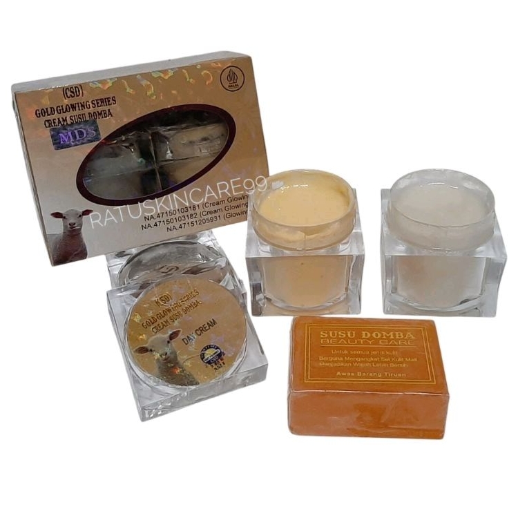 PAKET CREAM SUSU DOMBA GOLD MDS GLOWING BESAR