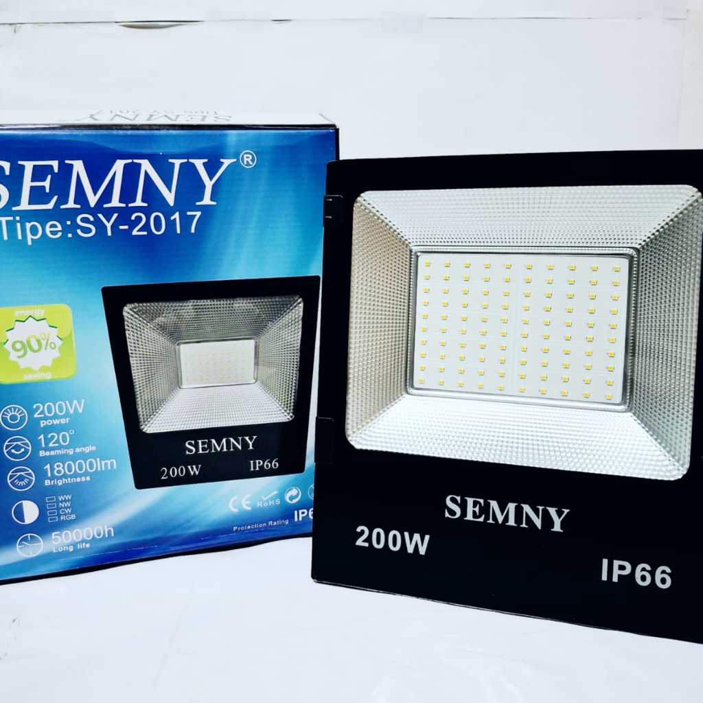 SEMNY LED kap sorot 200 watt lampu sorot kuning