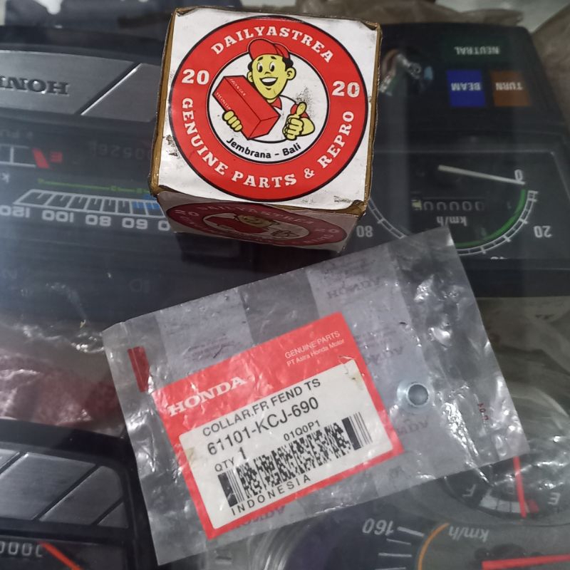 BOS BOSH COLLAR BAUT SLEBOR SPAKBOR DEPAN HONDA TIGER 2000 LAWAS LAMA REVO ORIGINAL ORI 61101-KCJ-69