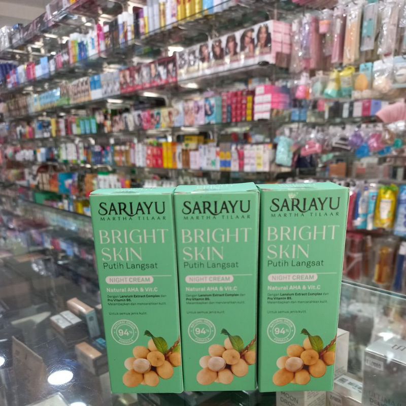 Sariayu night cream putih langsat