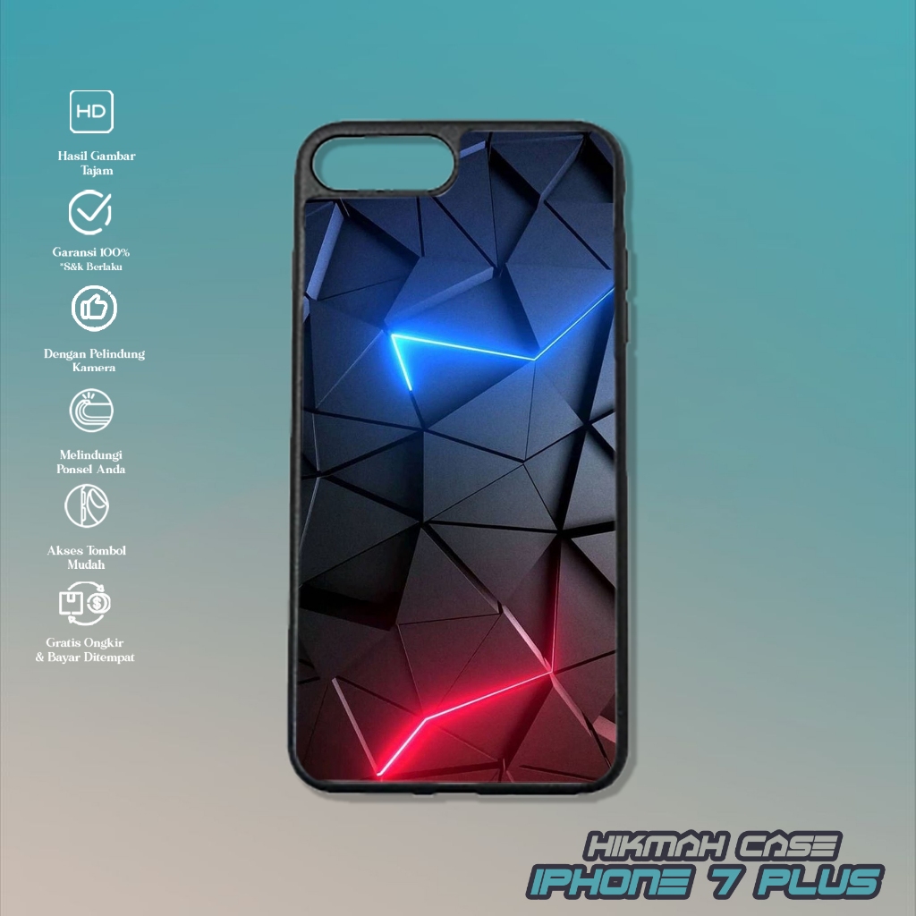 Case Iphone 7 Plus - Casing Hp Iphone 7 Plus - Motif ( LIGHT ) - Silikon Hp Iphone 7 Plus - Softcase