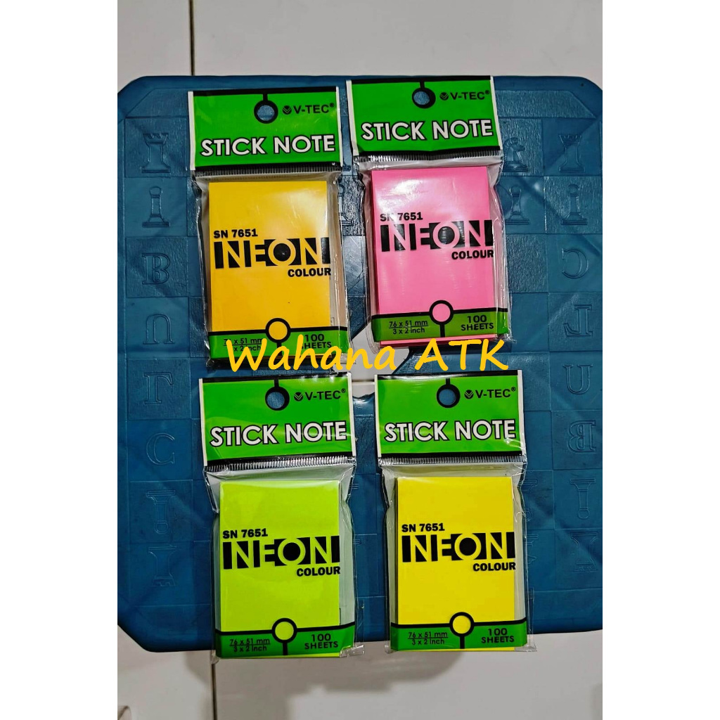 

Stick note memo tempel 76 x 51 mm