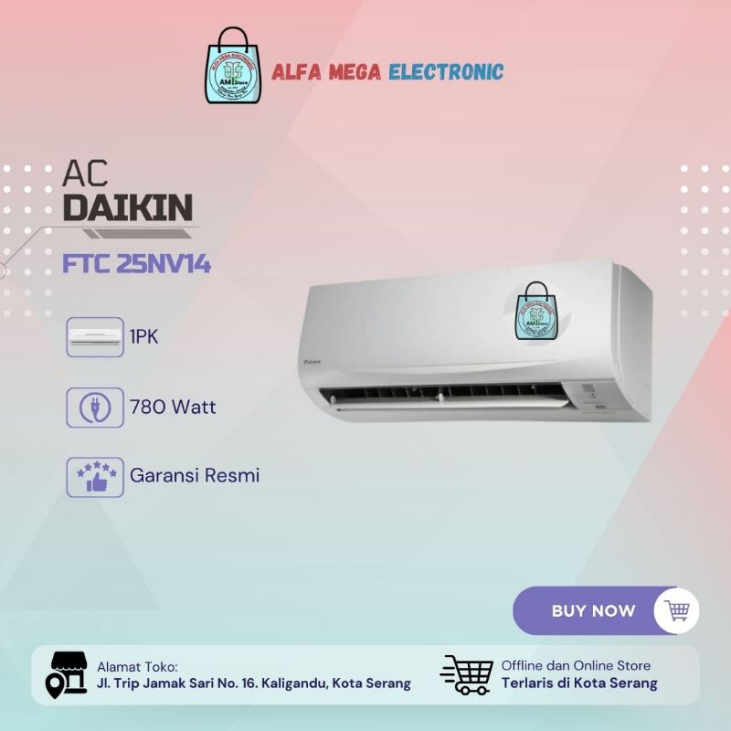 AC 1 PK DAIKIN FTC 25NV14