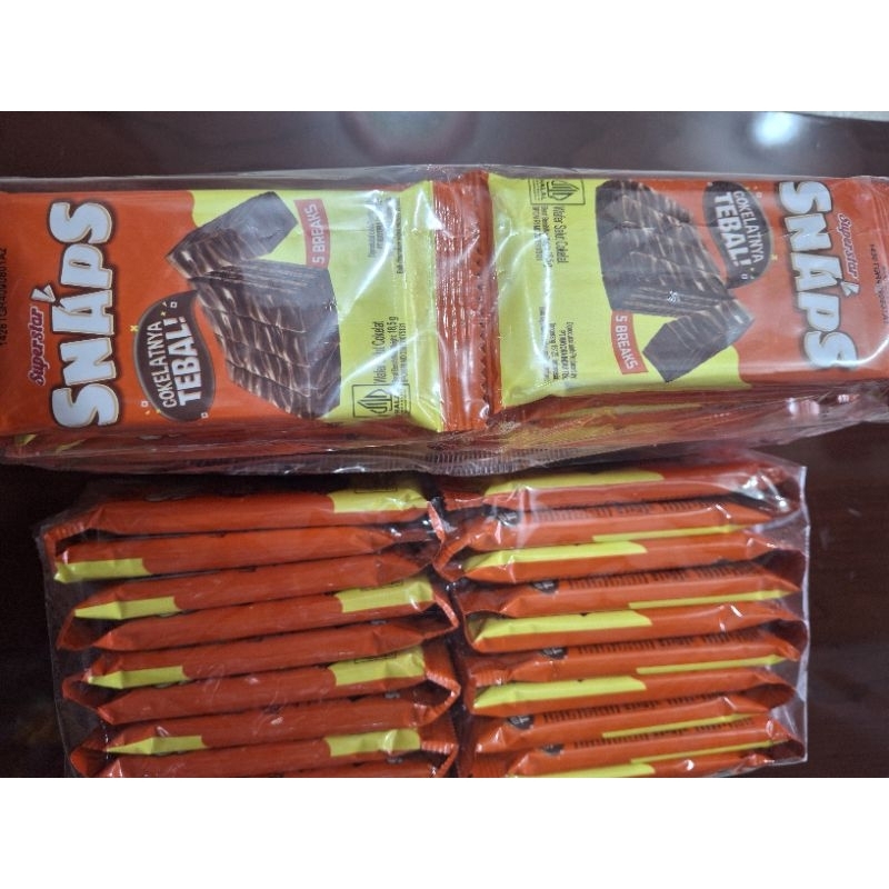 

Snaps biskuit salut cokelat isi 10pcs