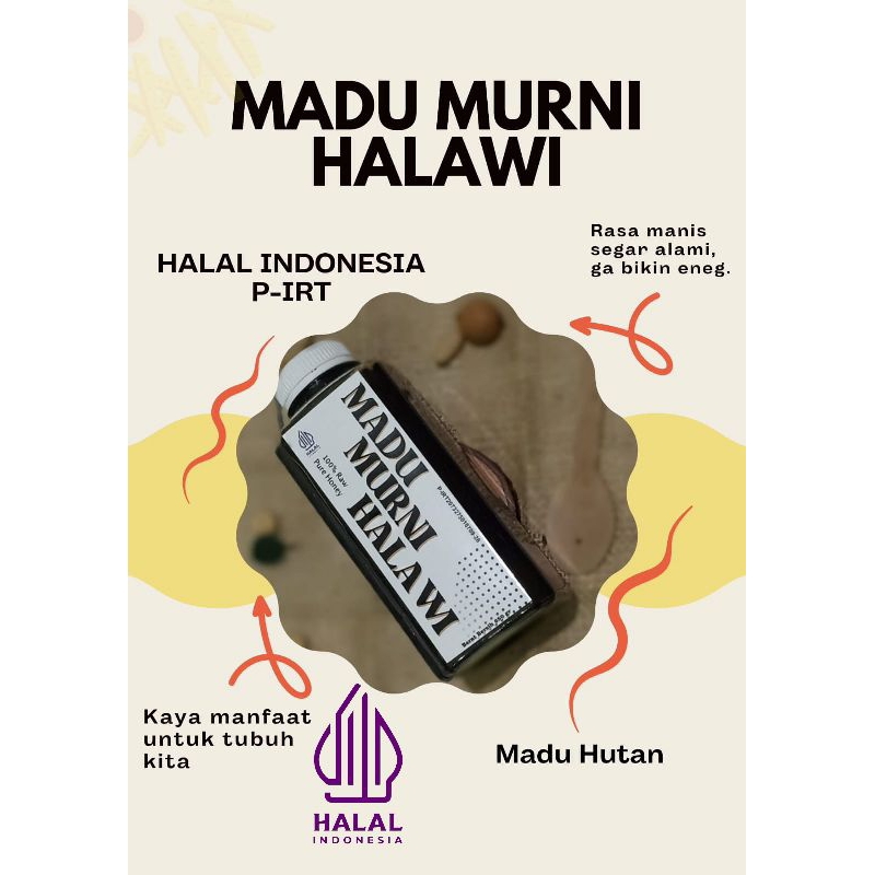 

madu hutan asli madu murni halawi
