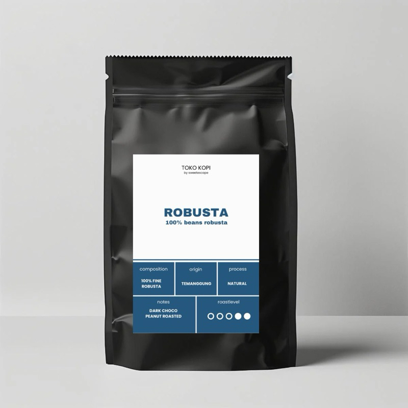 

Biji Kopi Susu Temanggung 1kg Roasted Beans Pure Fine Robusta Temanggung