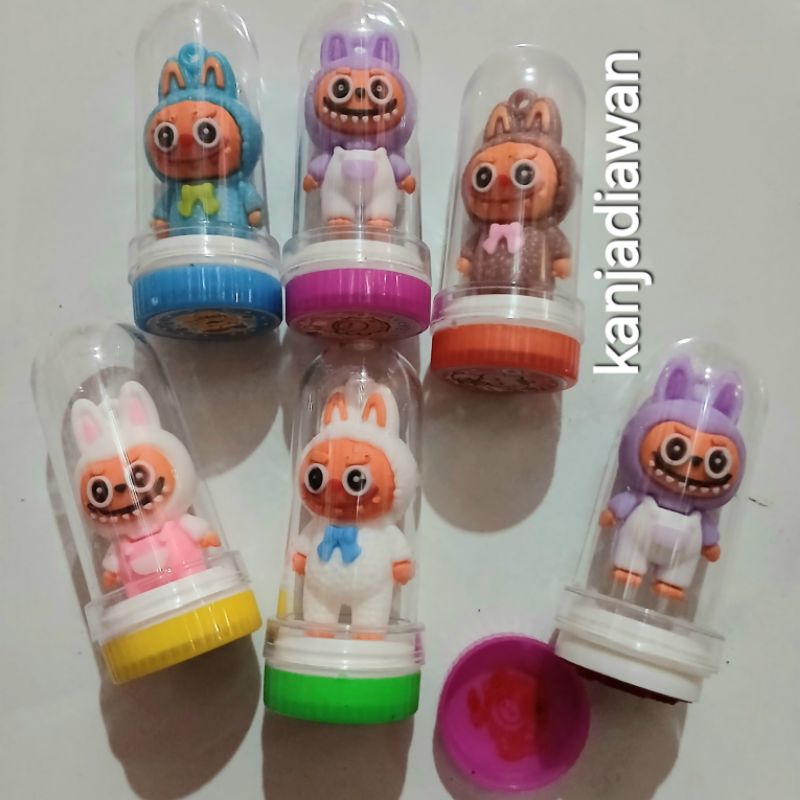 

Stampel Labubu Sanrio Kuromi Hello Kitty Kids Stamps SANRIO Stampel Toys Cartoon Stempel Mainan