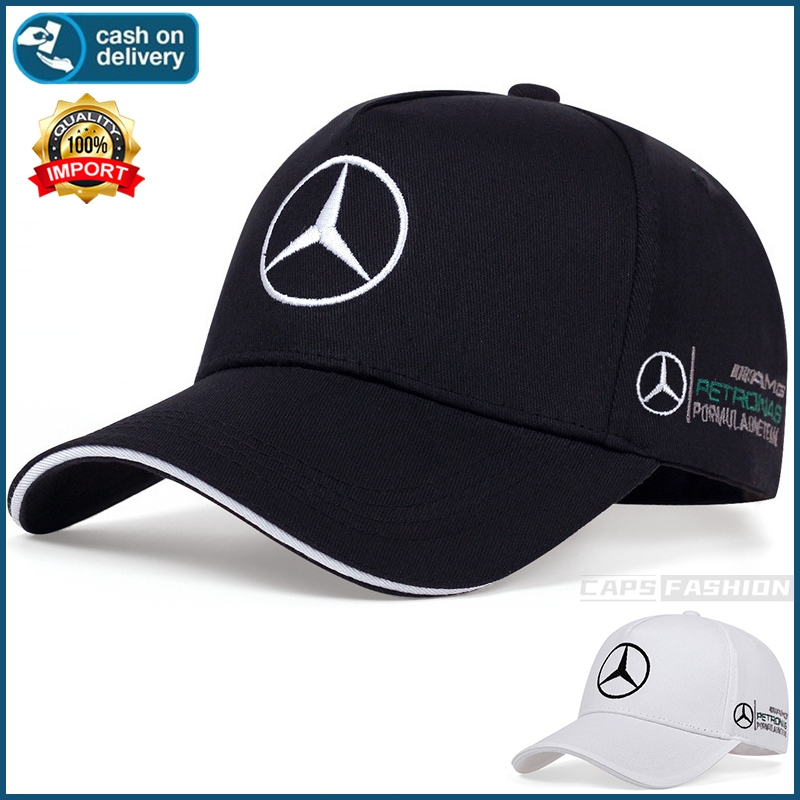 LAM Topi Baseball Original Logo Mercedes-Benz Topi Mobil Topi Snapback Pria Topi Outdoor Topi Golf